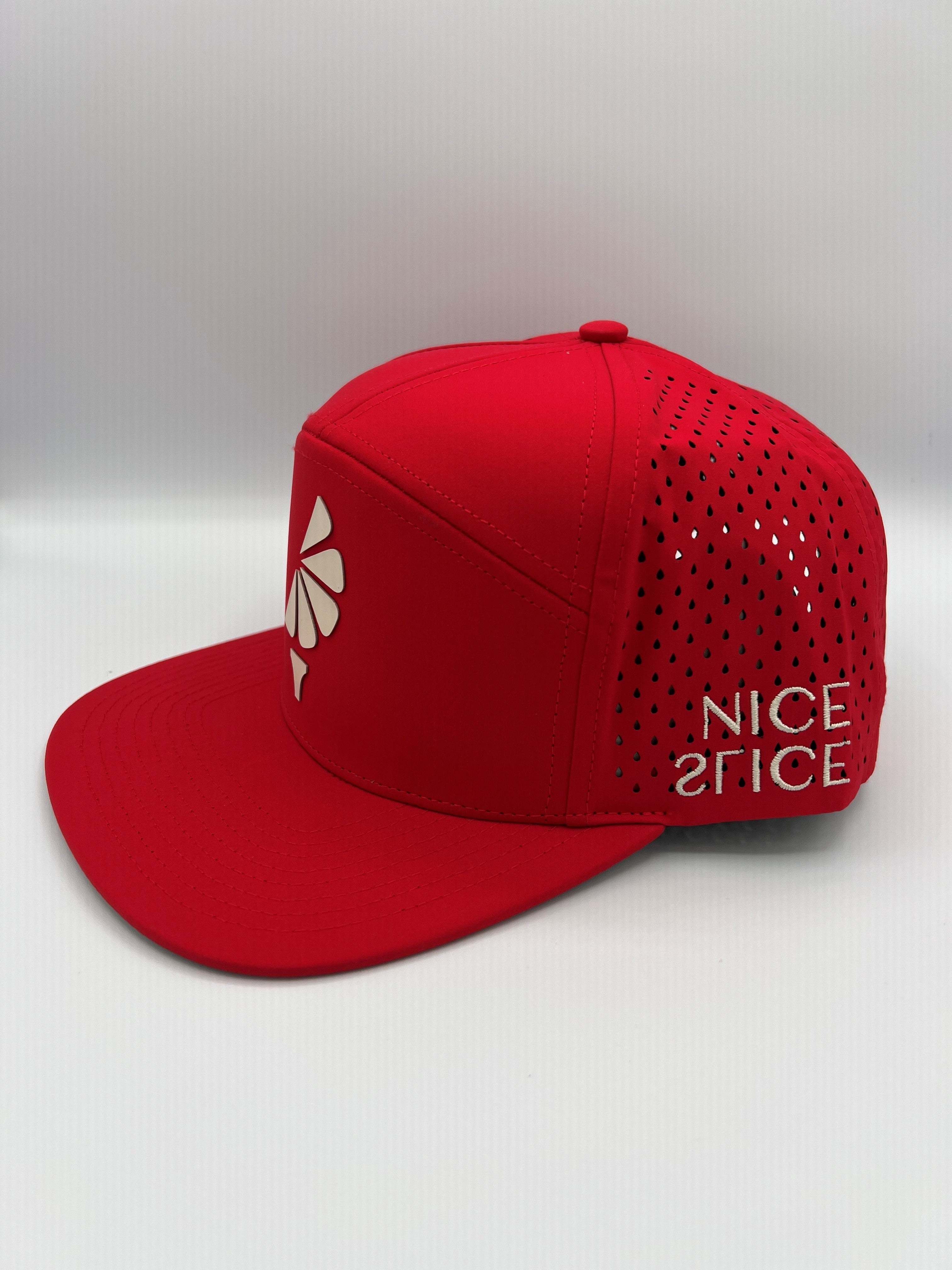 Red best sale hat cap